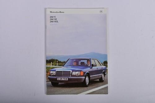 MERCEDES-BENZ: A Mercedes-Benz 280 S, 280 SE, 280 SEL comprehensive colour sales brochure