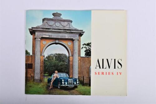 ALVIS: A superb Alvis Series IV sales brochure