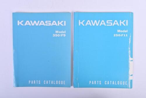 KAWASAKI: Two Kawasaki Parts Catalogues for Model 250:F 11 (May 1972) & Model 350:F9 (August 1971)