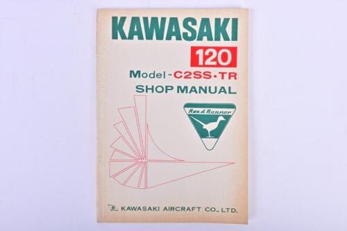 KAWASAKI: An original 1967 'KAWASAKI 120 MODEL C2SS SHOP MANUAL'
