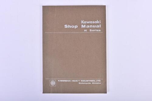 KAWASAKI: A 1972 'Kawasaki Shop Manual - H Series'. For H1 1969-1972, H2 1972 models
