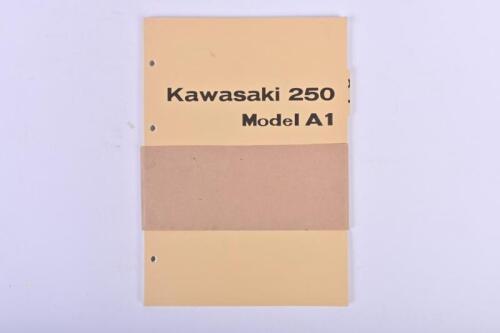 KAWASAKI: A 1967 Kawasaki 250 Model A1 parts list and sub-assembly spare parts information