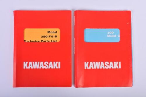 KAWASAKI: A group of 1970's Kawasaki Parts Lists and Parts Catalogue covering various models