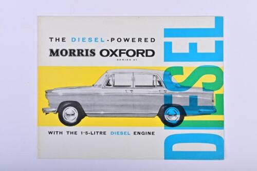 AUSTIN: A 1964 Morris Oxford Series IV (DIESEL) sales brochure