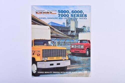 GMC: A 1983 'GMC 5000, 6000, 7000 SERIES DIESEL, GASOLINE AND LPG POWERED TRUCKS' sales brochure