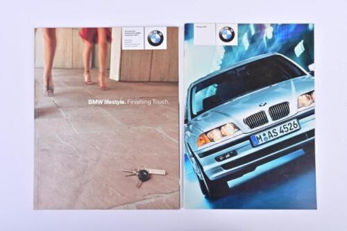BMW: Two 2001 BMW sales brochures. 'Range 2001' sales brochure