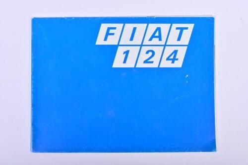 FIAT: A FIAT 124 sales brochure (Edition no.2772)