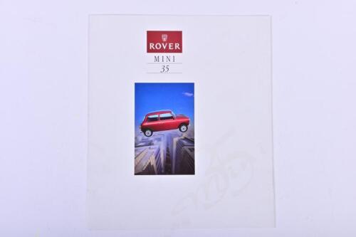MINI: A 1994 'ROVER MINI 35' sales brochure. 35th Anniversary Edition