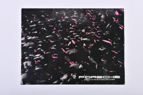 PORSCHE: 'THE 1986 PORSCHE MODEL RANGE' poster displaying U.S.A model range. Full display of Porsche 959