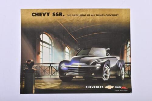 CHEVROLET: A 2002 CHEVY SSR sales brochure
