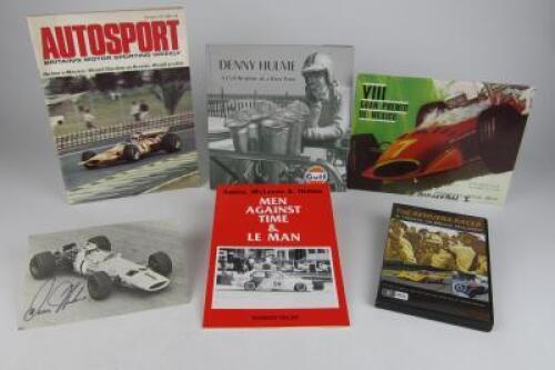 NEW ZEALAND: Four Hulme / McLaren related publications (signed by Hulme)