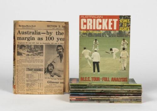 AUSTRALIAN CRICKET: A collection of seventeen Australian Cricket magazines
