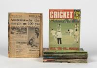 AUSTRALIAN CRICKET: A collection of seventeen Australian Cricket magazines