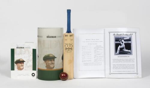 THE BRADMAN DINNER: A collection of items from the Bradman dinner held at the Westin Hotel, Sydney 2005