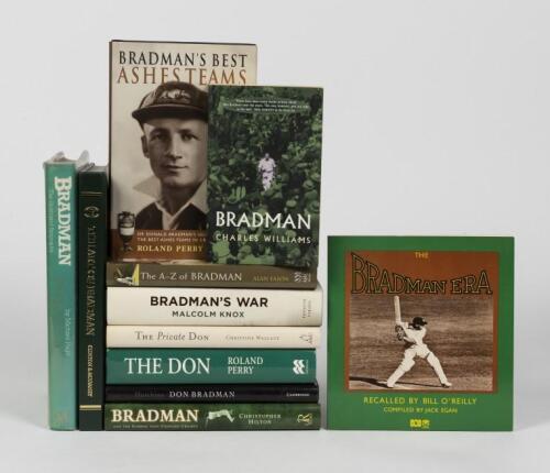 BOOKS: A collection books relating to Donald Bradman