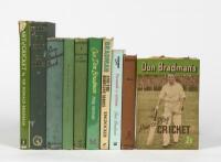 BOOKS: A collection of vintage books relating to Donald Bradman