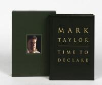 MARK TAYLOR: An autobiography 'MARK TAYLOR, TIME TO DECLARE' leather bound hardcover book in sleeve, accompanied by a letter of authenticity&nbsp;from Genuine Legends Memorabilia&nbsp;