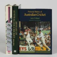 AUSTRALIAN CRICKET: Three large volumes relating to Australian Cricket