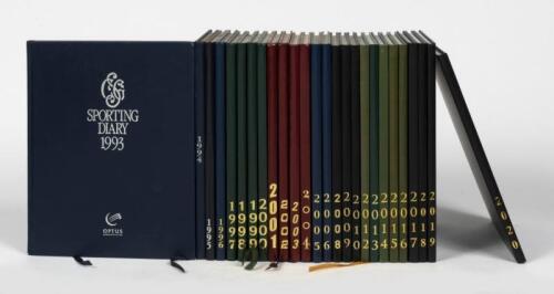 BOOKS: A set of SCG diaries from 1993 to 2020 excluding 2007 and 20010