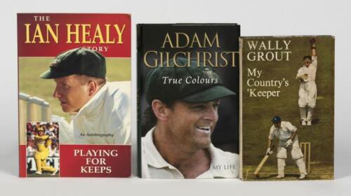 WICKET KEEPERS: Three books relating to Australian wicket keepers