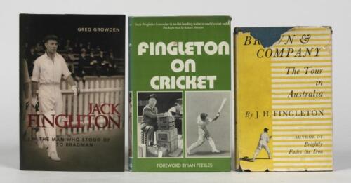 JACK FINGLETON: A collection of books relating to Jack Fingleton