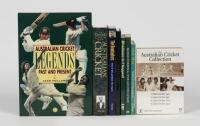 BOOKS: A collection of book relating to Australian cricket and cricketers