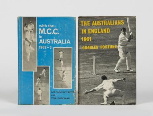 AUSTRALIAN CRICKET: A collection of books relating to Australian home and away matches with England cricket