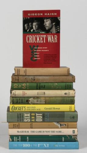 AUSTRALIAN CRICKET: A collection of books relating to Australian cricket