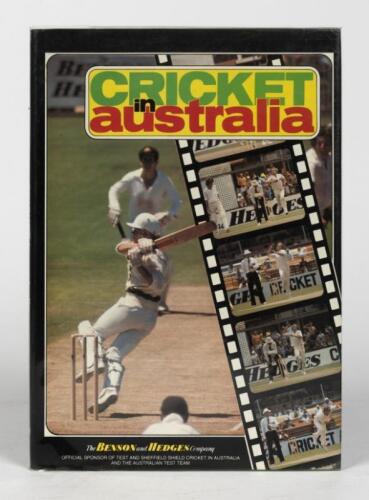 AUSTRALIAN CRICKET: Cricket in Australia signed by Donald Bradman to inside cover and Frank Tyson to third page, limited edition 401 of 1000