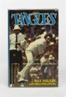 MAX WALKER: 'TANGLES' by Max Walker with Neill Phillipson, signed to front cover by Max Walker