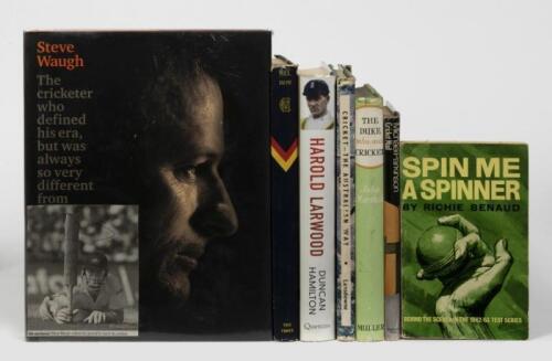 AUSTRALIAN CRICKET: A collection of books mostly relating to Australian cricket and cricketers