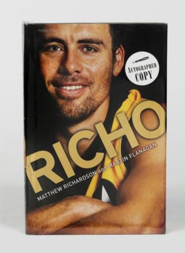 MATTHEW RICHARDSON: An autographed copy of 'RICHO' by Matthew Richardson