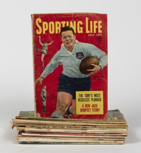 MAGAZINES: A collection of ten vintage Sporting Life and five Sport magazine magazines, 1950's