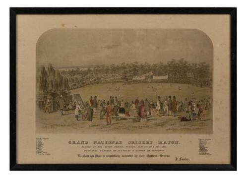 S.T. GILL (British/Australian, 1818-1880) Grand National Cricket Match