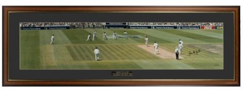 GLENN MCGRATH: A panoramic photograph "200 Club" signed by Glenn McGrath