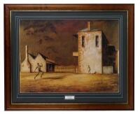 PRINTS: RUSSELL DRYSDALE (1912 - 1981), The Cricketers, colour reproduction print, 58 x 79cm,