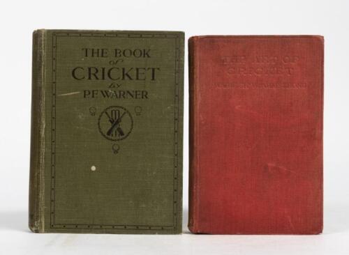 CRICKET: Two hardcover books relating to English cricket including 'THE ART OF CRICKET'