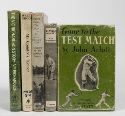 CRICKET: A collection of vintage cricket related hardback books