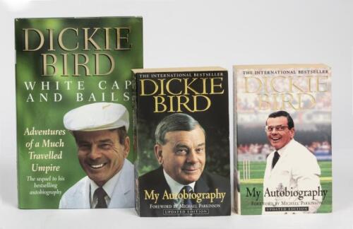 DICKIE BIRD: Three autobiographical books by Dickie Bird