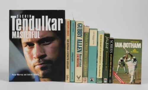 ENGLISH CRICKET: A collection of biographical books relating to English cricketers