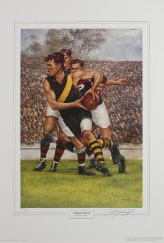 JACK DYER: A limited edition print 'Captain Blood' by d'Arcy Doyle, editioned 538 of 1500 signed in pencil lower right by d'Arcy Doyle, unframed, accompanied by a COA from Doyle Publications, 81 x 55cm overall