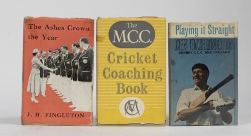 ENGLISH CRICKET: Three vintage hardcover books relating to English cricket