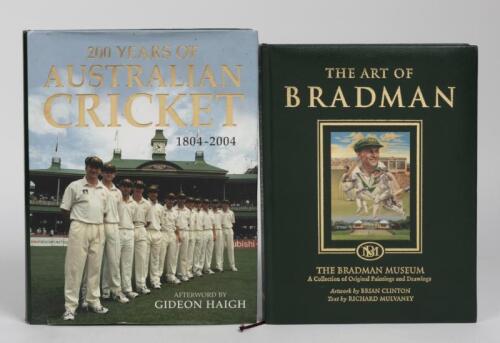 AUSTRALIAN CRICKET: Two hardcover books relating to Australian cricket