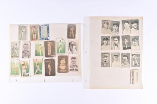 CRICKET CARDS: A collection of Cricket cards, early 20th century