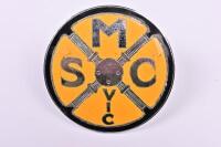 BADGE: A rare enamel "S.M.C. VIC" badge by Pitcher Melb