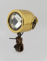 LAMP: A Veteran brass lamp with swivel clasp