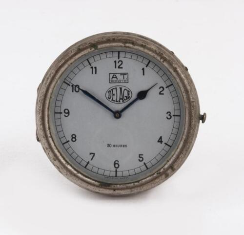 CLOCK: A fine "A.T. Paris" Delage branded 30 hour dash clock