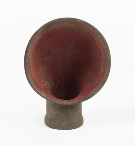 AIR SCOOP: An Edwardian era brass scuttle air scoop