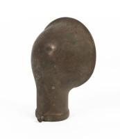 AIR SCOOP: An Edwardian era brass scuttle air scoop - 2