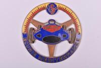 BADGE: An rare 1950s "Ecurie Mediterranee" enamel badge